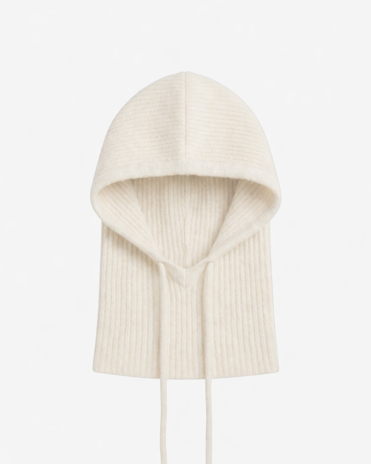 Kremowy komin typu balaclava