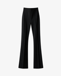 High-waisted trousers