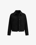 Chaqueta negra 100% lana merina