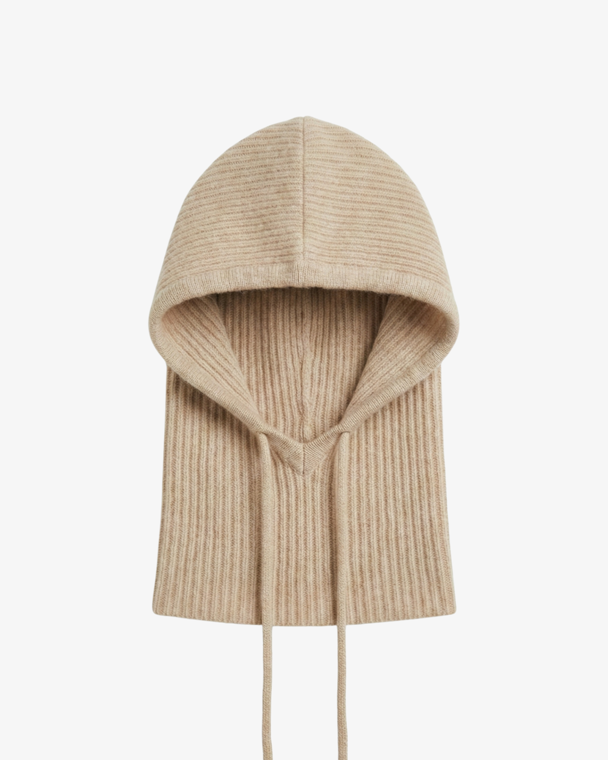 Beżowy komin typu balaclava